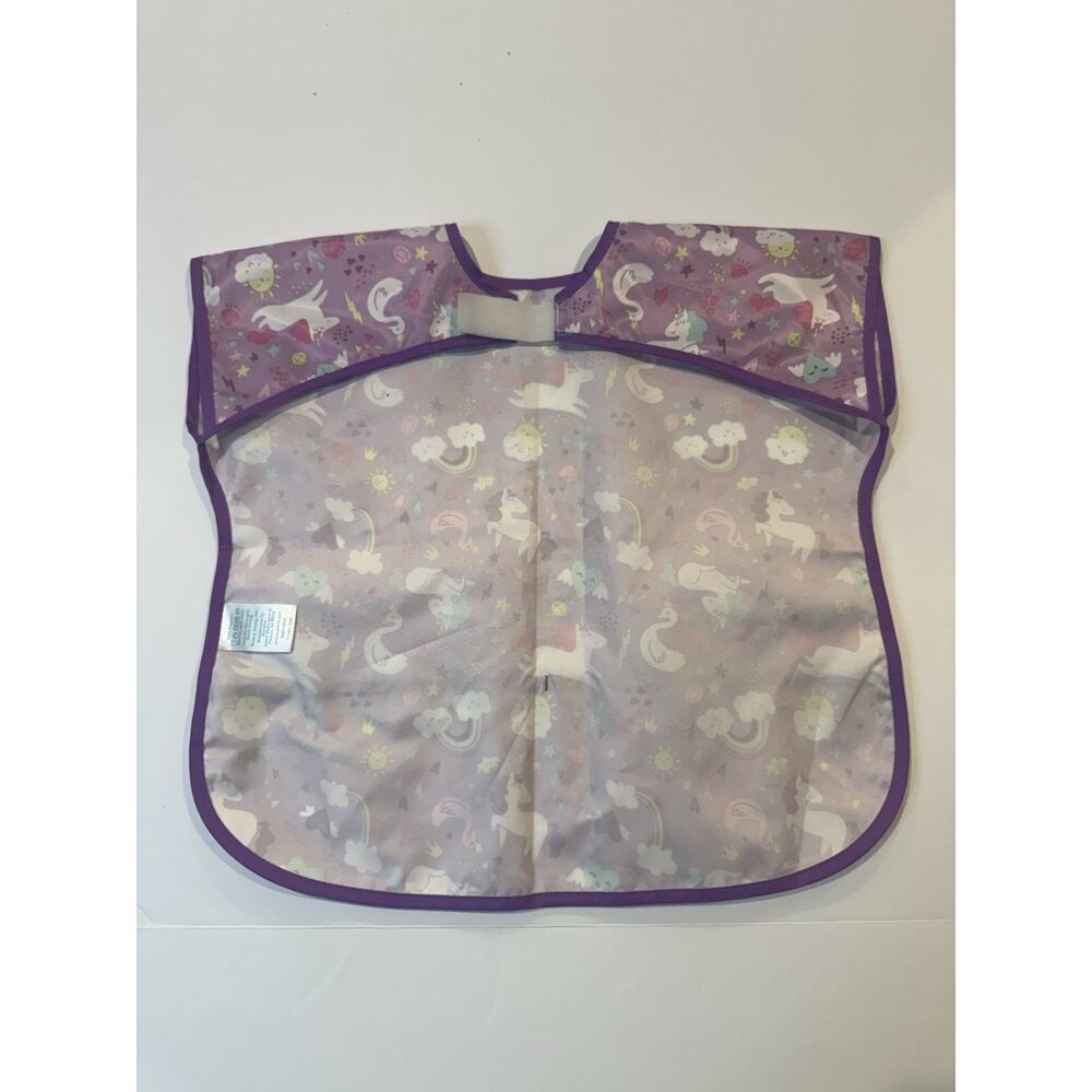 Bumkins Sleeved Bib Set 2 Waterproof Toddler Feeding Art Smock - Picture 8 of 9